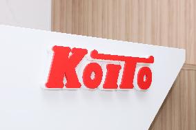 Koito Manufacturing signage and logo